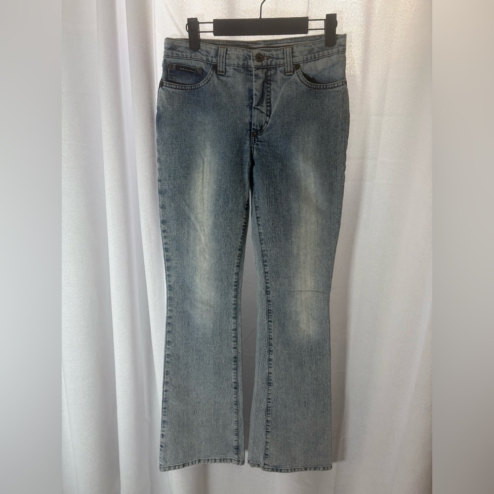 Dolce & Gabanna Vintage 90’s Y2K Women’s Bootcut Jeans‎ Size 26x31 Acid Wash 559